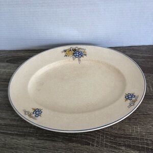 Vtg Wade Heath England Floral Serving Platter